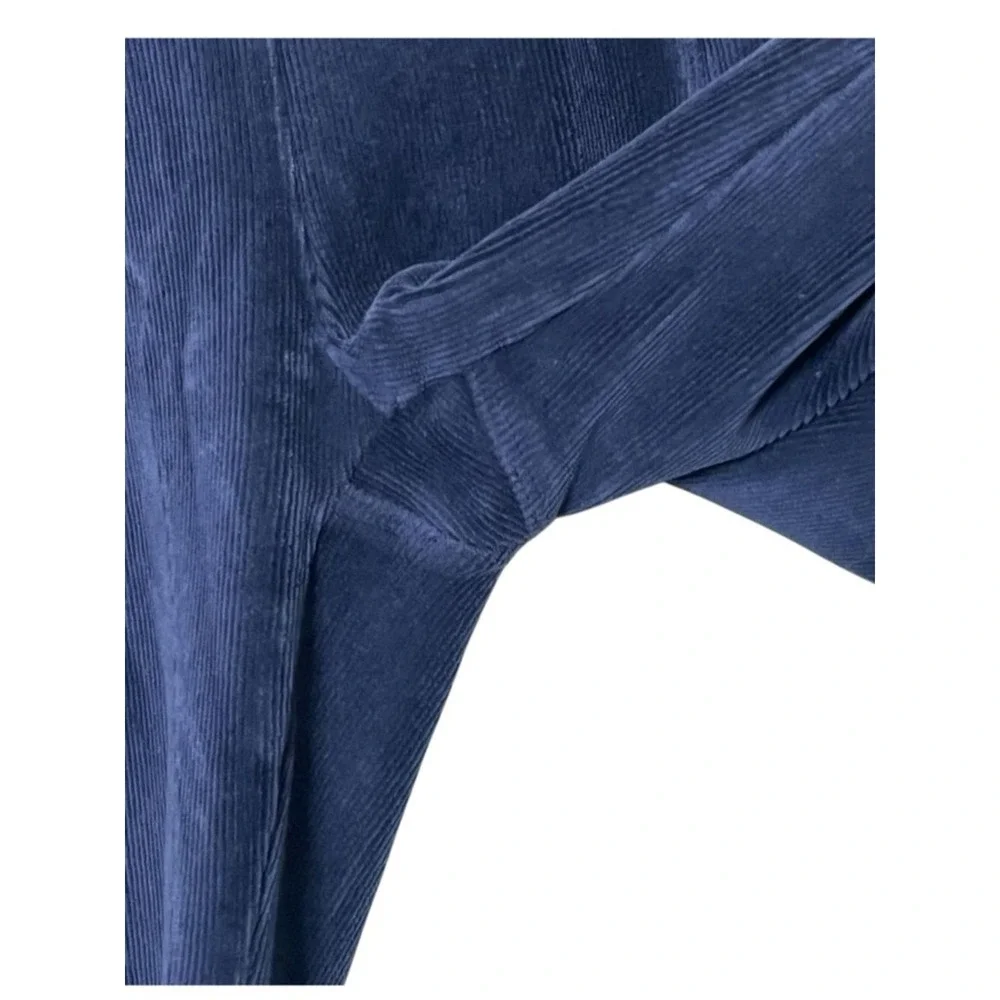 Alo Yoga Winter Break Flare Pant Women's XS Navy Micro Corduroy‎ High Waist Chic